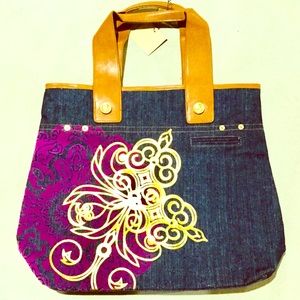 {Bath & Body Works}  Denim Tote